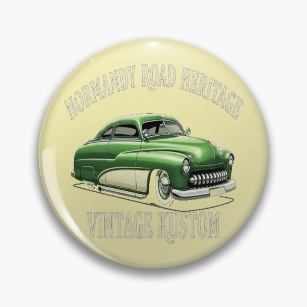Item preview, 1951 Mercury Custom Vintage Car Retro Americana Art designed and sold by Normandy Road Heritage.