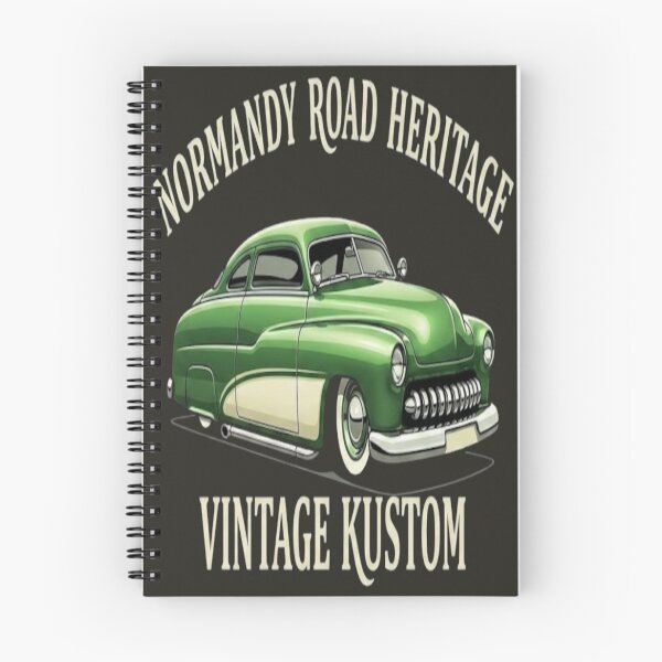 Item preview, 1951 Mercury Custom Vintage Car Retro Americana Art designed and sold by Normandy Road Heritage.