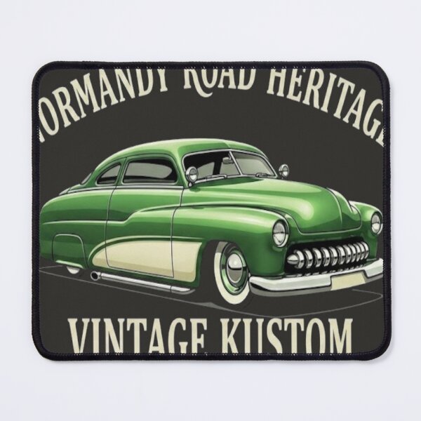 Item preview, 1951 Mercury Custom Vintage Car Retro Americana Art designed and sold by Normandy Road Heritage.