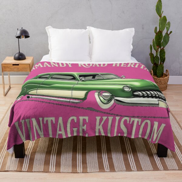 Item preview, 1951 Mercury Custom Vintage Car Retro Americana Art designed and sold by Normandy Road Heritage.