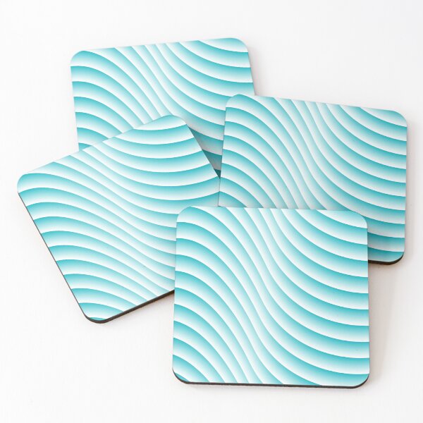 Item preview, Teal and White Waves designed and sold by GraffiTimi.