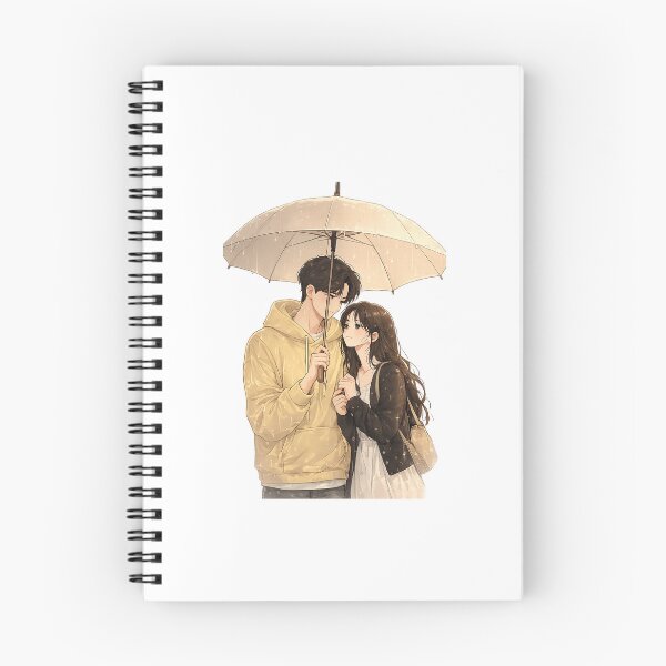 Item preview, Korean couple shareing umbrella yellow hoodie  designed and sold by Chinnibujji.
