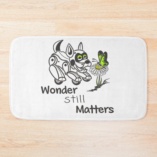 Item preview, Wonder Still Matters | Positive Robot Dog Illustration designed and sold by Samaya-.