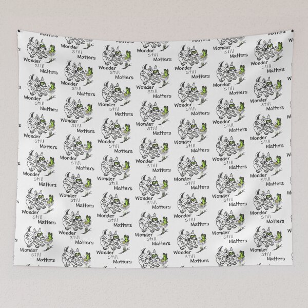 Item preview, Wonder Still Matters | Positive Robot Dog Illustration designed and sold by Samaya-.