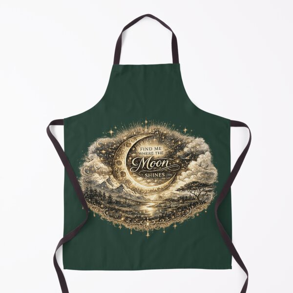 Item preview, Find Me Where the Moon Shines | Celestial Moon Landscape designed and sold by 'VARI'.