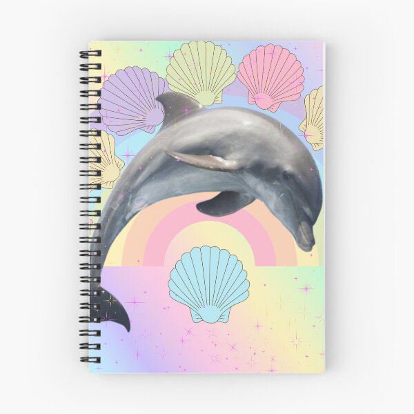Item preview, Dolphin Rainbow Sparkle Seashell designed and sold by GeoGoose.