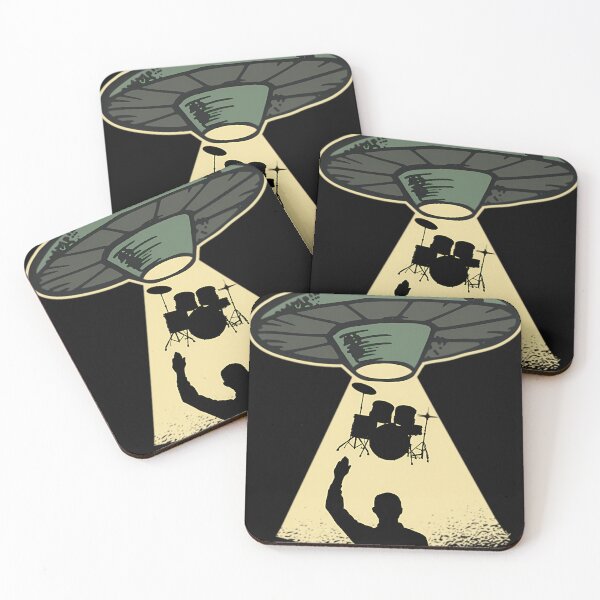 Item preview, Funny UFO Drums Abduction Drummer Drum Set Gift Funny designed and sold by cerymopl.