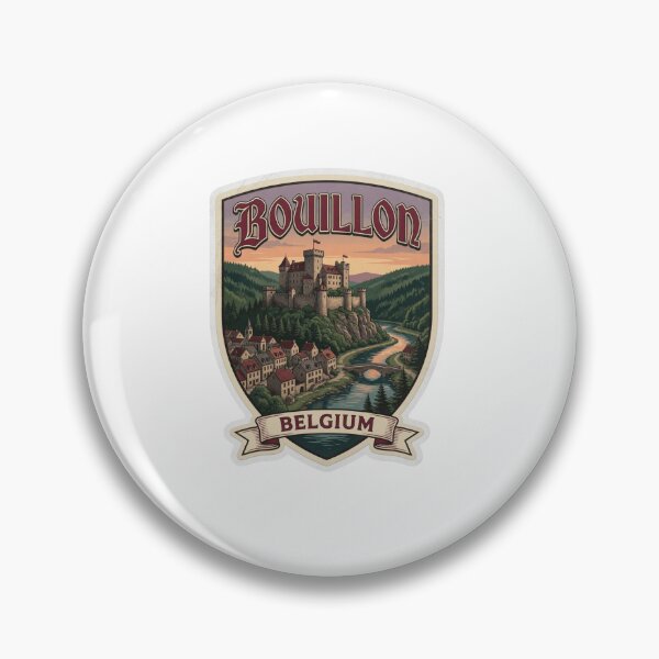Item preview, Bouillon Belgium Castle Travel Sticker designed and sold by Imaginarium of Chaos falcon88 .