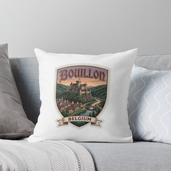 Item preview, Bouillon Belgium Castle Travel Sticker designed and sold by Imaginarium of Chaos falcon88 .