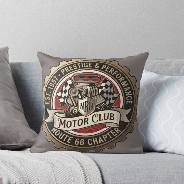 Item preview, NRH Motor Club Route 66 Vintage Car Logo designed and sold by Normandy Road Heritage.