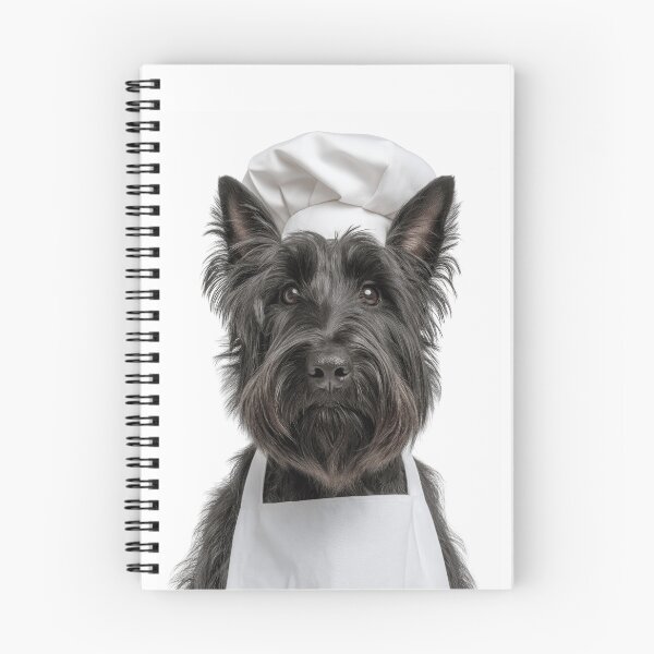 Item preview, Funny Scottish Terrier Dog Chef Realistic Animal Cooking Humor Art designed and sold by LazyOwlStore.