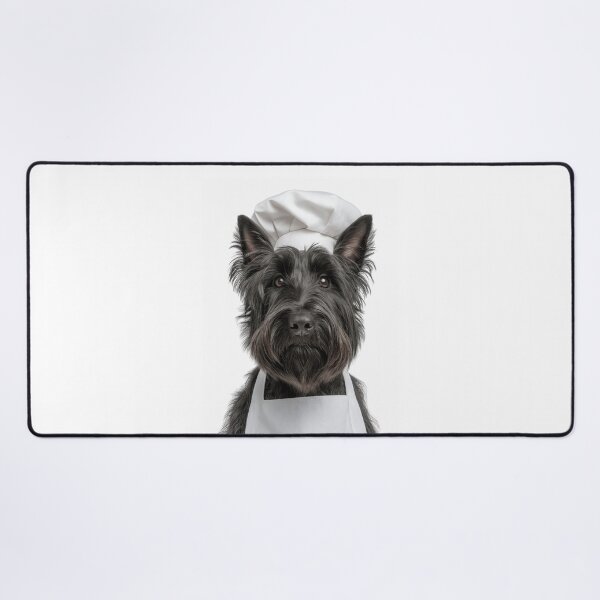Item preview, Funny Scottish Terrier Dog Chef Realistic Animal Cooking Humor Art designed and sold by LazyOwlStore.