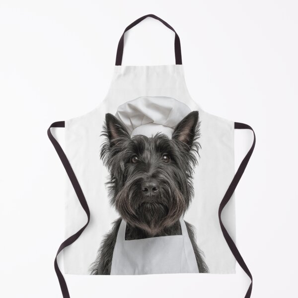 Item preview, Funny Scottish Terrier Dog Chef Realistic Animal Cooking Humor Art designed and sold by LazyOwlStore.