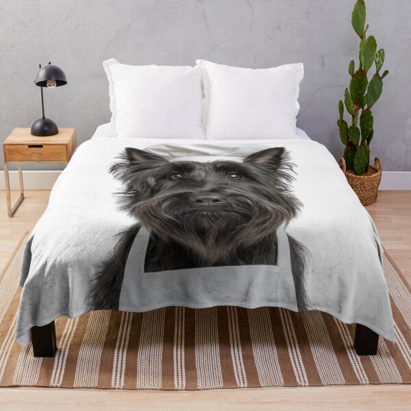 Item preview, Funny Scottish Terrier Dog Chef Realistic Animal Cooking Humor Art designed and sold by LazyOwlStore.