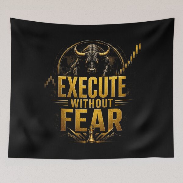 Item preview, Execute Without Fear Trading Motivation designed and sold by PipForgeStudio .