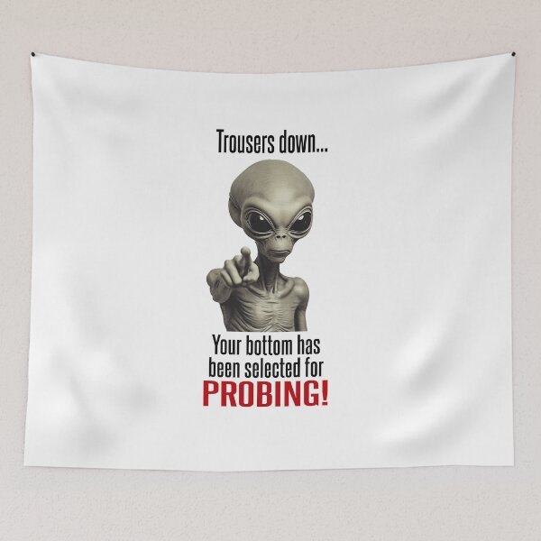 Item preview, Aliens Probe Bottoms! designed and sold by IanBakerToons.
