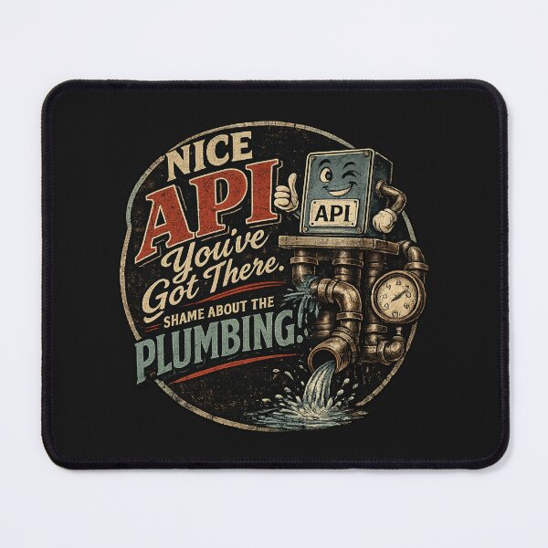 Item preview, Funny Nice API Plumbing Developer Design designed and sold by Code Monkeys.