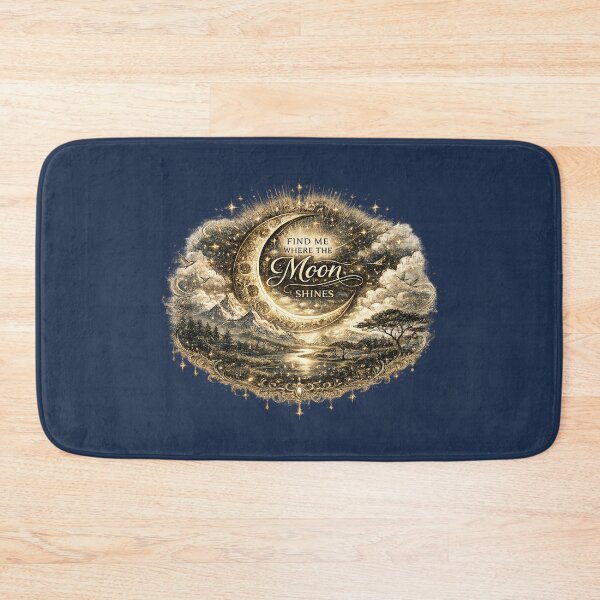 Item preview, Find Me Where the Moon Shines | Celestial Moon Landscape  designed and sold by 'VARI'.