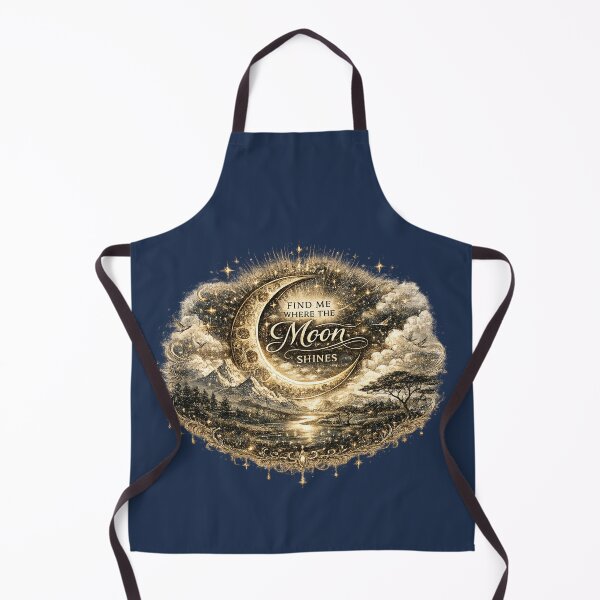Item preview, Find Me Where the Moon Shines | Celestial Moon Landscape designed and sold by 'VARI'.