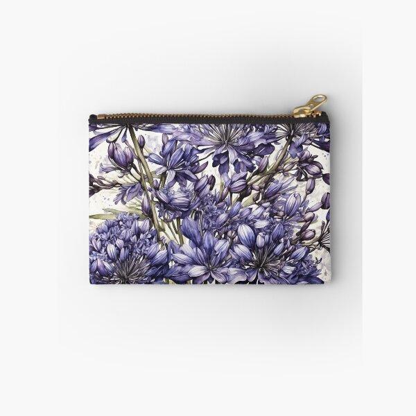 Item preview, Agapanthus Flower Watercolor Painting designed and sold by RawNaturePrints.