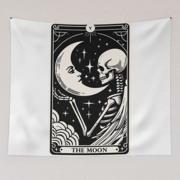 Item preview, Eternal Embrace: The Moon Tarot Card designed and sold by 63Hotpeppers.