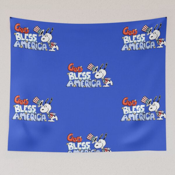Item preview, God Bless America Patriotic Snoopy Uncle Sam Hat designed and sold by Cutecharactel.