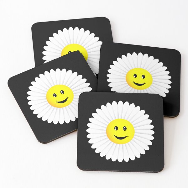 Item preview, Smiling Cute White Daisy Flower designed and sold by GraffiTimi.