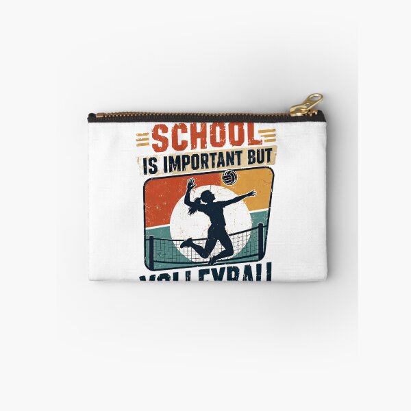 Item preview, School Is Important But Volleyball Is Importanter Student Athlete Player Gift designed and sold by SkeletonsDanger.