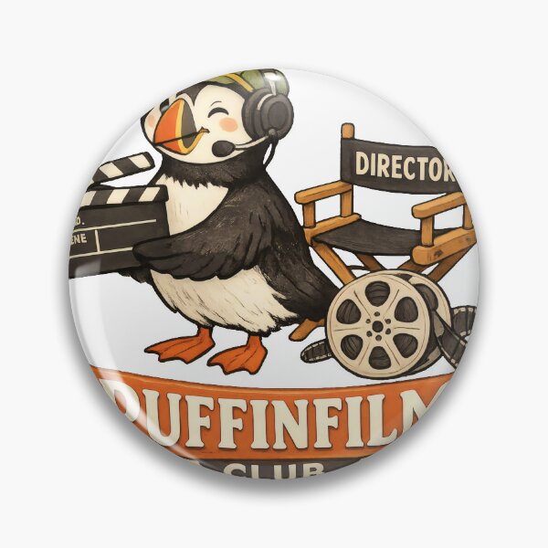 Item preview, Puffin Film Club Whimsical Studio Mascot designed and sold by TheRealTaria.