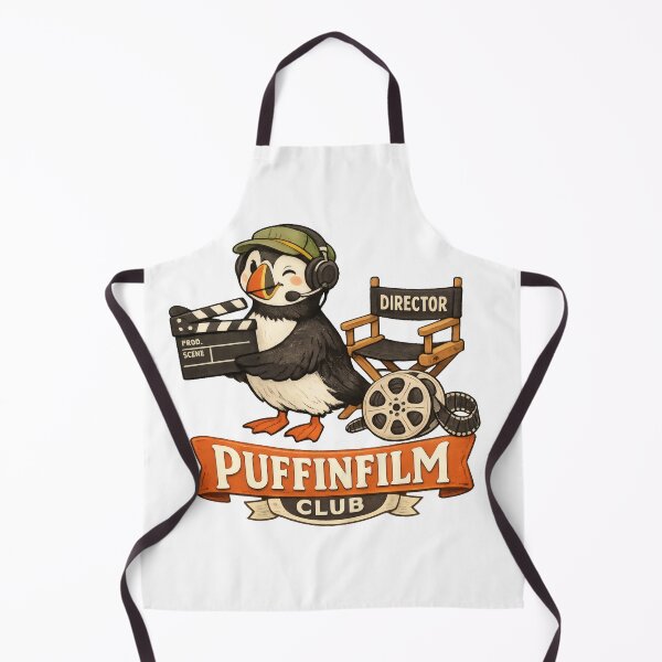 Item preview, Puffin Film Club Whimsical Studio Mascot designed and sold by TheRealTaria.