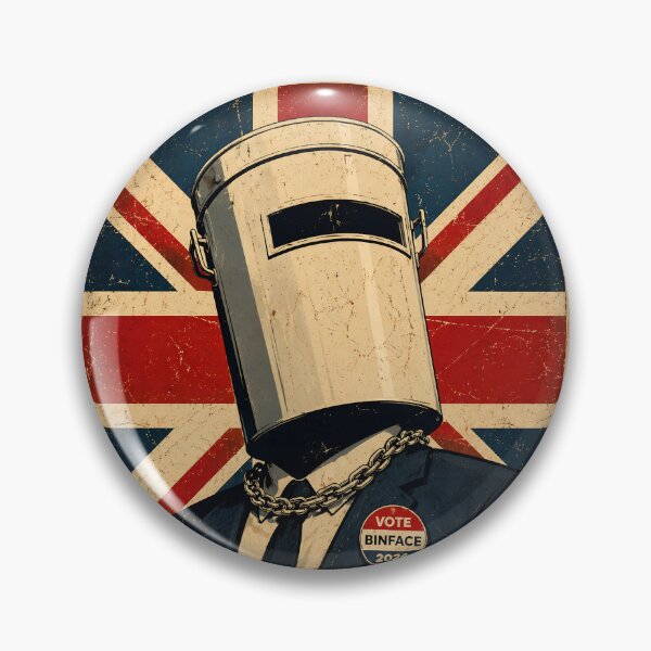 Item preview, Hope Binface 2026 Retro UK Election Satire Poster | Funny British Politics Vintage Design designed and sold by Bhaskar Digital Art.