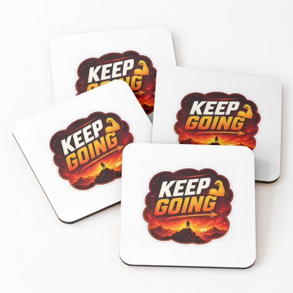 Item preview, Keep Going Motivational Sticker designed and sold by Chinnibujji.