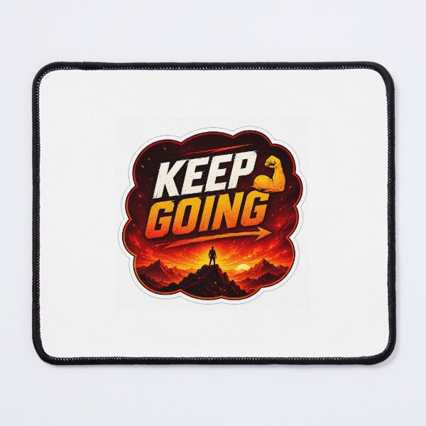 Item preview, Keep Going Motivational Sticker designed and sold by Chinnibujji.