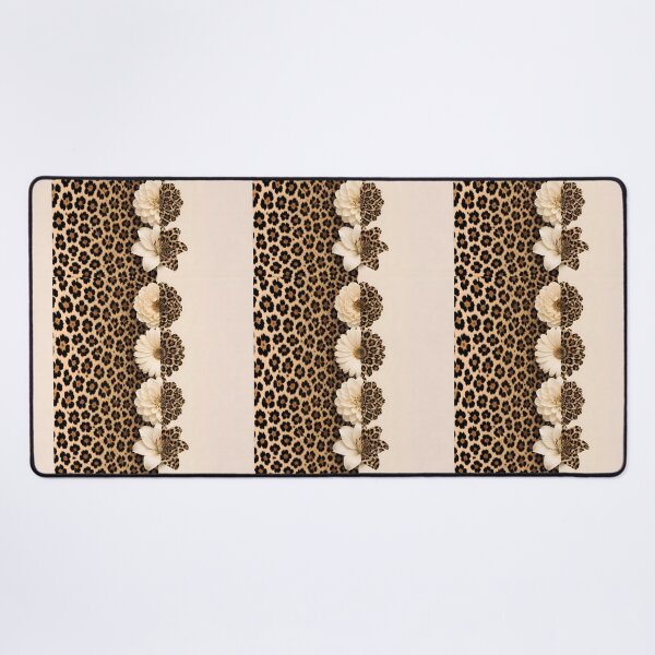 Item preview, Floral and Leopard Print Pattern Design designed and sold by Lucia Amaris Art.