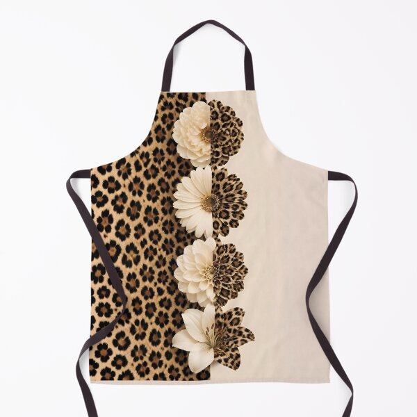 Item preview, Floral and Leopard Print Pattern Design designed and sold by Lucia Amaris Art.