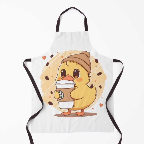 Item preview, Cute Coffee Duck Sticker | Kawaii Duck with Latte | Cozy Winter Duck Illustration designed and sold by dreamz-world.