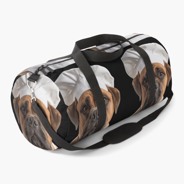 Item preview, Funny Bullmastiff Dog Chef Realistic Animal Cooking Humor Art designed and sold by LazyOwlStore.
