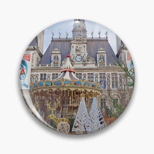Item preview, Paris Hotel de Ville before Christmas designed and sold by psychoshadow.