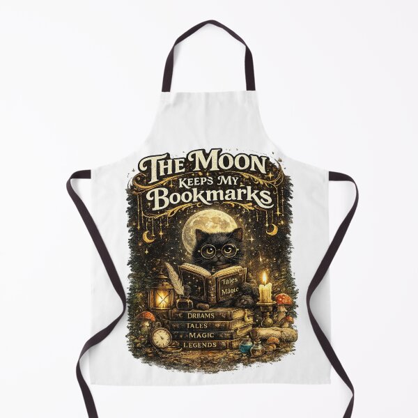Item preview, The Moon Keeps My Bookmarks designed and sold by KADHomes.
