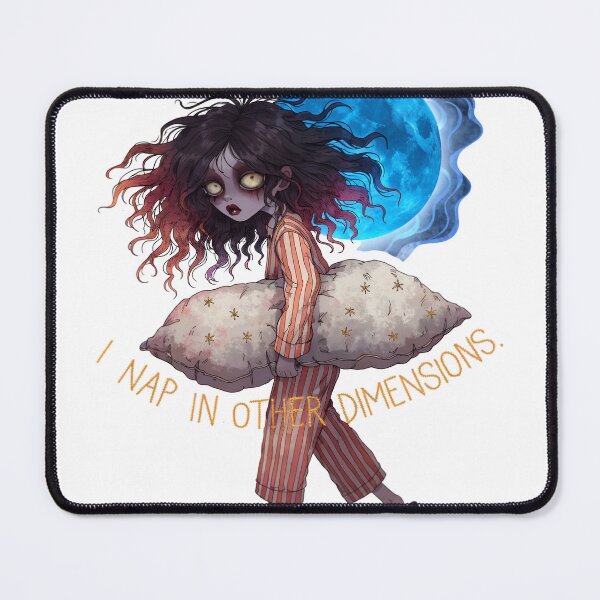 Item preview, Sleepy emo girl with pillow as PNG asset designed and sold by Creative88Art.