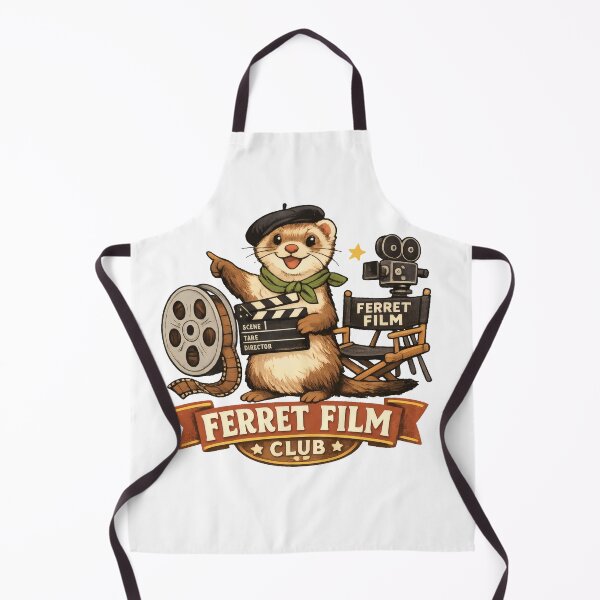 Item preview, Ferret Film Club Whimsical Studio Mascot designed and sold by TheRealTaria.