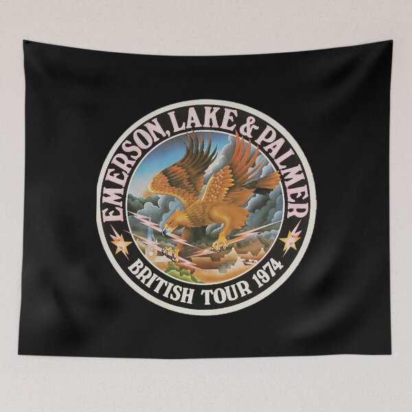 Item preview, emerson, lake &amp; palmer british tour 1974 designed and sold by Obsesie.