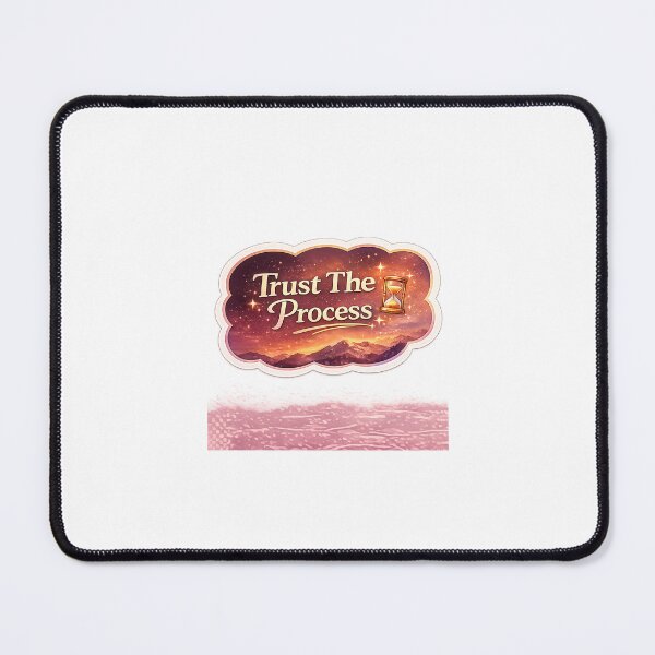 Item preview, Trust The Process Quote Sticker designed and sold by Chinnibujji.