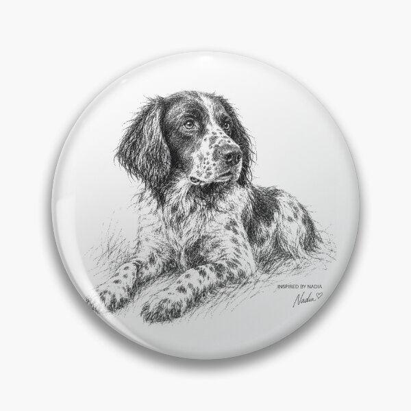 Item preview, Inspired Dog Sketch Collection #003 | Small Münsterländer designed and sold by PH Creator Studio.