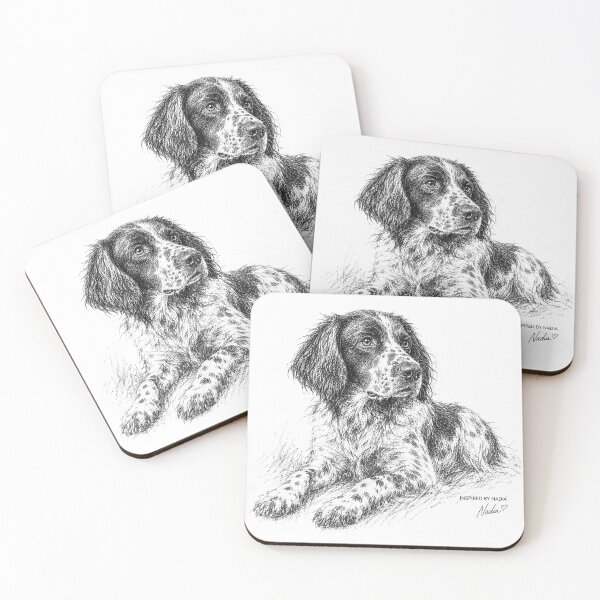 Item preview, Inspired Dog Sketch Collection #003 | Small Münsterländer designed and sold by PH Creator Studio.