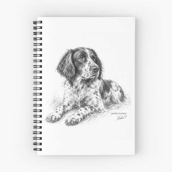 Item preview, Inspired Dog Sketch Collection #003 | Small Münsterländer designed and sold by PH Creator Studio.