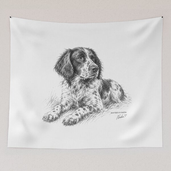 Item preview, Inspired Dog Sketch Collection #003 | Small Münsterländer designed and sold by PH Creator Studio.