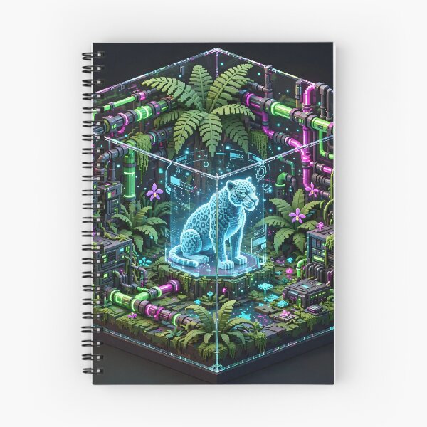 Item preview, Neo-Amazon Biotopic Sanctuary - Isometric Cyberpunk Terrarium designed and sold by Neo Tokio.