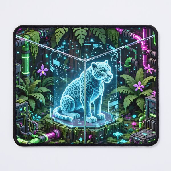 Item preview, Neo-Amazon Biotopic Sanctuary - Isometric Cyberpunk Terrarium designed and sold by Neo Tokio.