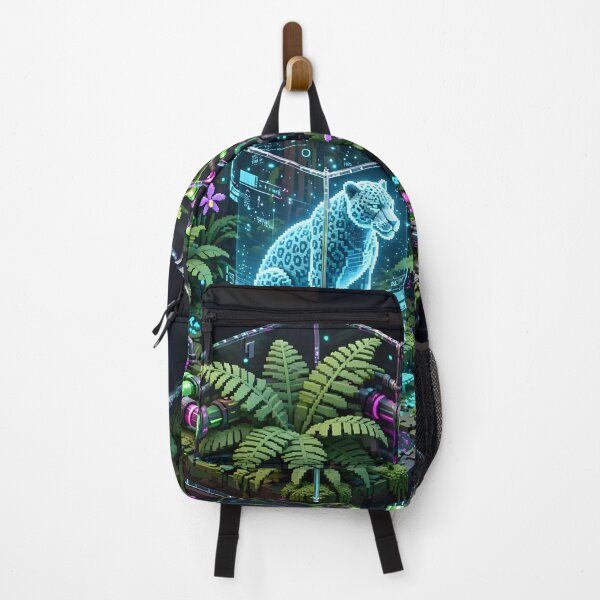 Item preview, Neo-Amazon Biotopic Sanctuary - Isometric Cyberpunk Terrarium designed and sold by Neo Tokio.